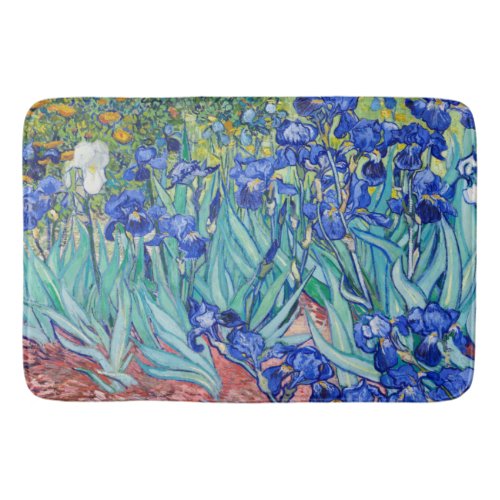 Irises Vincent van Gogh Bath Mat