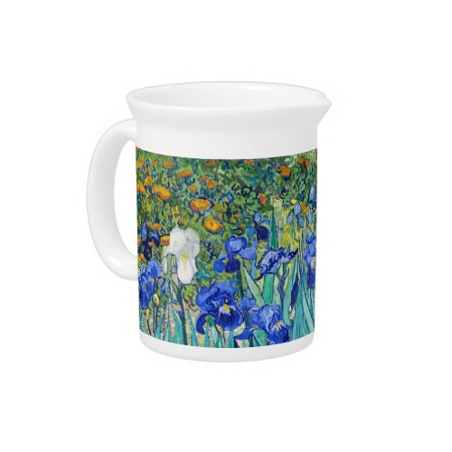 Irises  Vincent van Gogh   Beverage Pitcher