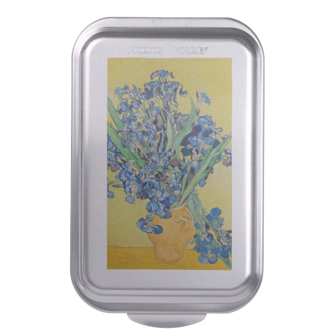 Irises  Vincent van Gogh        Cake Pan (Front Vertical)