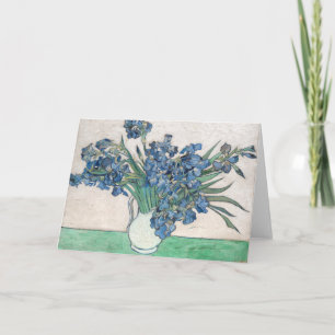 Irises Vincent van Gogh Card