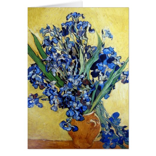 Irises, Vincent van Gogh Cards (Front)