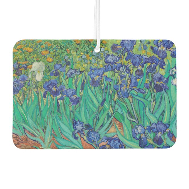 Irises Vincent Van Gogh Classical Art Print Air Freshener (Front)