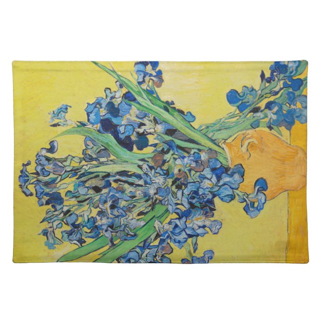 Irises  Vincent van Gogh   Cloth Placemat (Front)