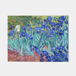 Irises Vincent van Gogh Doormat