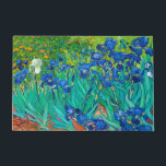 Irises, Vincent van Gogh Doormat<br><div class="desc">Vincent Willem van Gogh (30 March 1853 – 29 July 1890) was a Dutch post-impressionist painter who is among the most famous and influential figures in the history of Western art. In just over a decade, he created about 2, 100 artworks, including around 860 oil paintings, most of which date...</div>