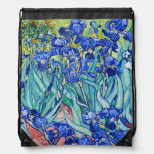 Irises Vincent van Gogh Drawstring Bag