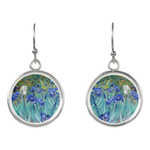 Irises  Vincent van Gogh     Earrings