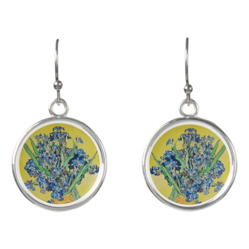 Irises  Vincent van Gogh    Earrings