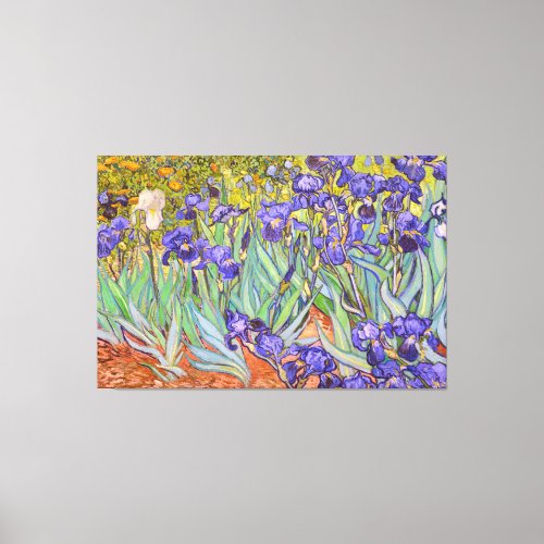 Irises Vincent Van Gogh Fine Art Canvas Print