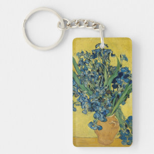 Irises - Vincent van Gogh Fine Art  Keychain