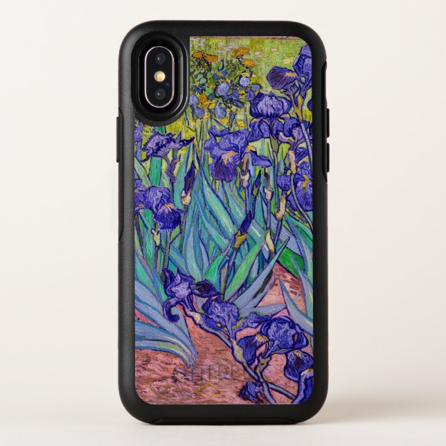 Irises Vincent Van Gogh Fine Art Otterbox iPhone Case (Back)