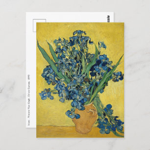 Irises - Vincent van Gogh Fine Art Postcard