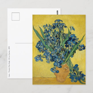 Irises - Vincent van Gogh Fine Art  Postcard