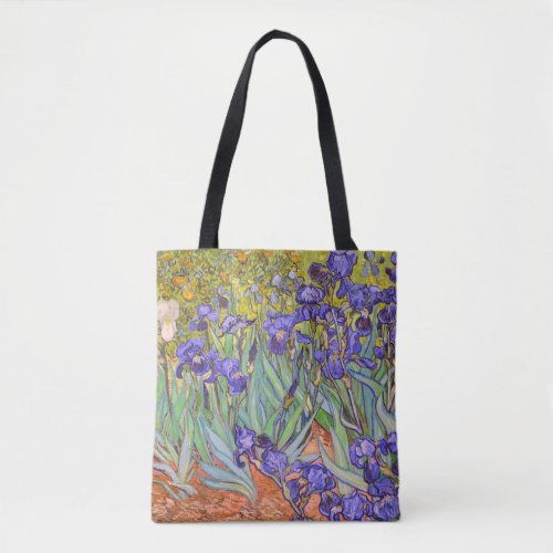 Irises Vincent Van Gogh Fine Art Tote Bag