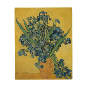 Irises - Vincent van Gogh Fine Art Wood