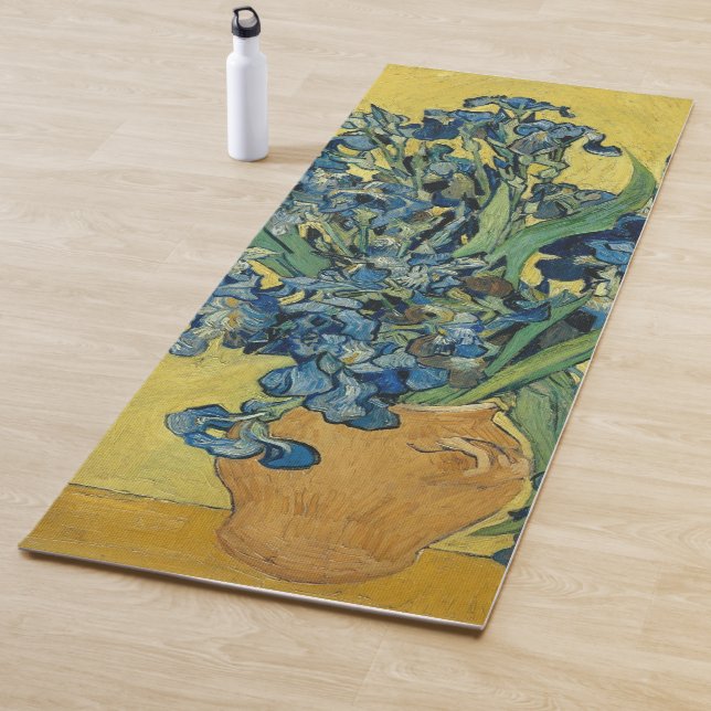  Irises - Vincent van Gogh Fine Art Yoga Mat (In Situ)