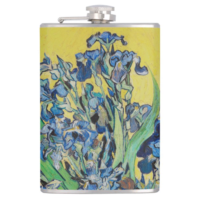 Irises  Vincent van Gogh      Flask (Front)