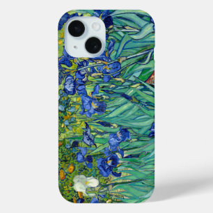 Irises Vincent van Gogh Flower Field Painting Art iPhone 15 Case