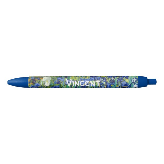 Irises Vincent van Gogh Flowers Fine Art Painting Pen (Front)