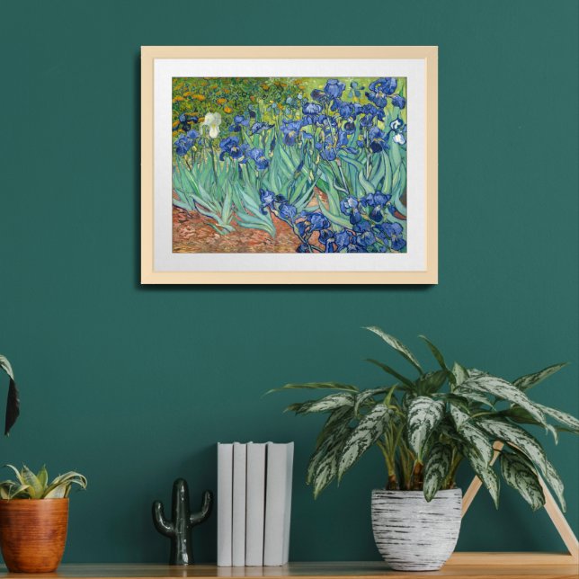 Irises | Vincent van Gogh Framed Art (Living Room 2)
