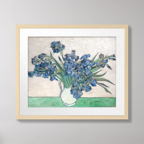 Irises  Vincent Van Gogh Framed Art