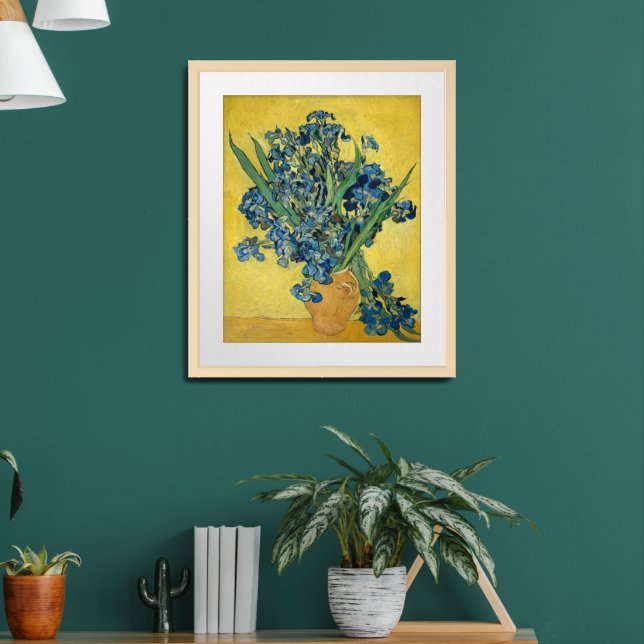 Irises | Vincent van Gogh Framed Art (Living Room 2)