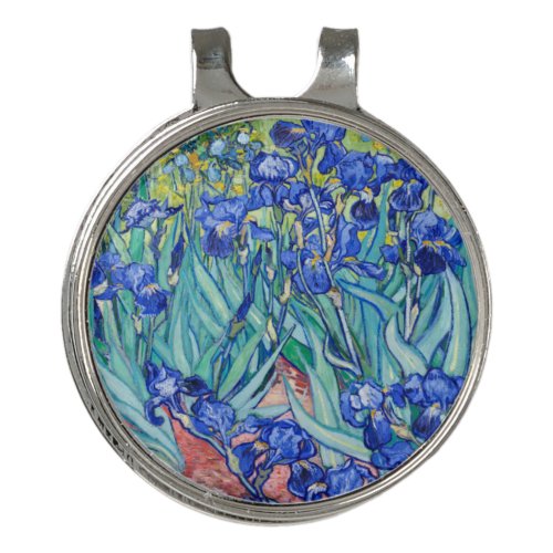 Irises  Vincent van Gogh     Golf Hat Clip