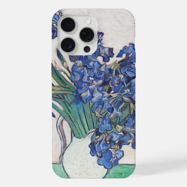 Irises, Vincent van Gogh Iphone Case (Back)