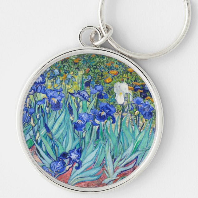 Irises  Vincent van Gogh     Keychain (Front)