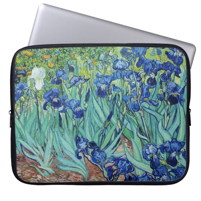 Irises, Vincent van Gogh Laptop Sleeve (Front)