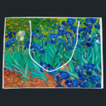 Irises, Vincent van Gogh Large Gift Bag<br><div class="desc">Vincent Willem van Gogh (30 March 1853 – 29 July 1890) was a Dutch post-impressionist painter who is among the most famous and influential figures in the history of Western art. In just over a decade, he created about 2, 100 artworks, including around 860 oil paintings, most of which date...</div>