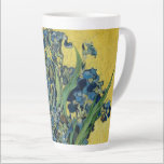 Irises-Vincent van Gogh Latte Mug<br><div class="desc">"Irises" - Vincent van Gogh Latte Mug, a captivating tribute to one of the most beloved and iconic works of the Dutch post-impressionist master. This mug showcases a stunning reproduction of "Irises, " allowing you to immerse yourself in the vibrant colors and serene beauty of this timeless masterpiece while savoring...</div>