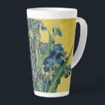 Irises-Vincent van Gogh Latte Mug<br><div class="desc">"Irises" - Vincent van Gogh Latte Mug, a captivating tribute to one of the most beloved and iconic works of the Dutch post-impressionist master. This mug showcases a stunning reproduction of "Irises, " allowing you to immerse yourself in the vibrant colors and serene beauty of this timeless masterpiece while savoring...</div>