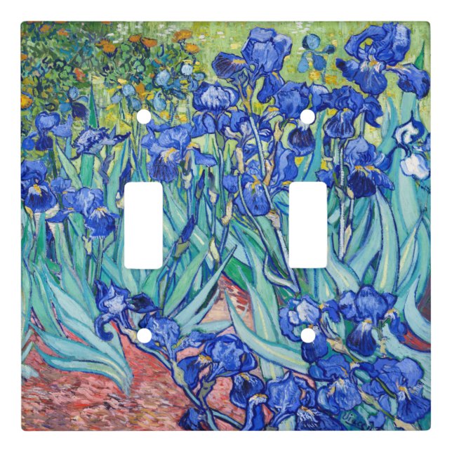 Irises  Vincent van Gogh    Light Switch Cover (Front)