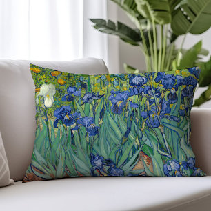 Irises   Vincent van Gogh Lumbar Pillow