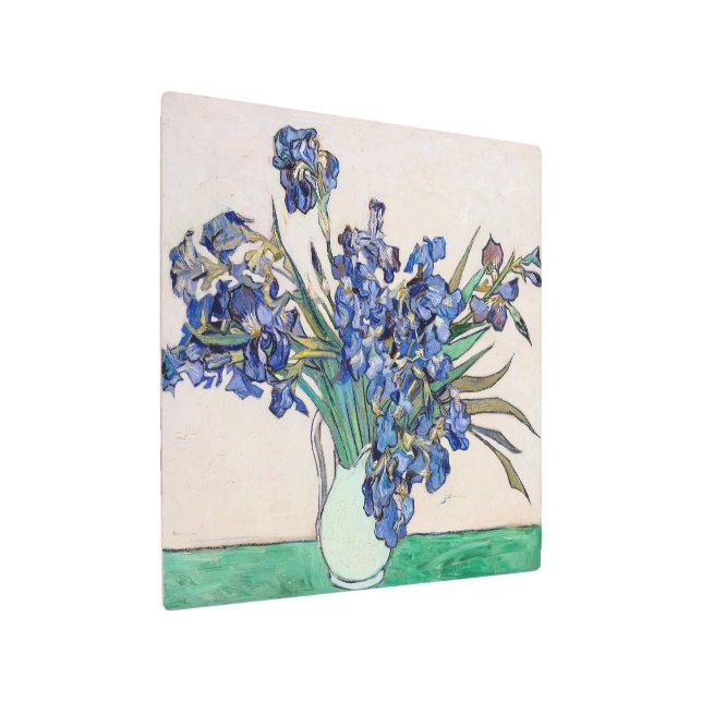 Irises | Vincent van Gogh | Metal Print (Angled)