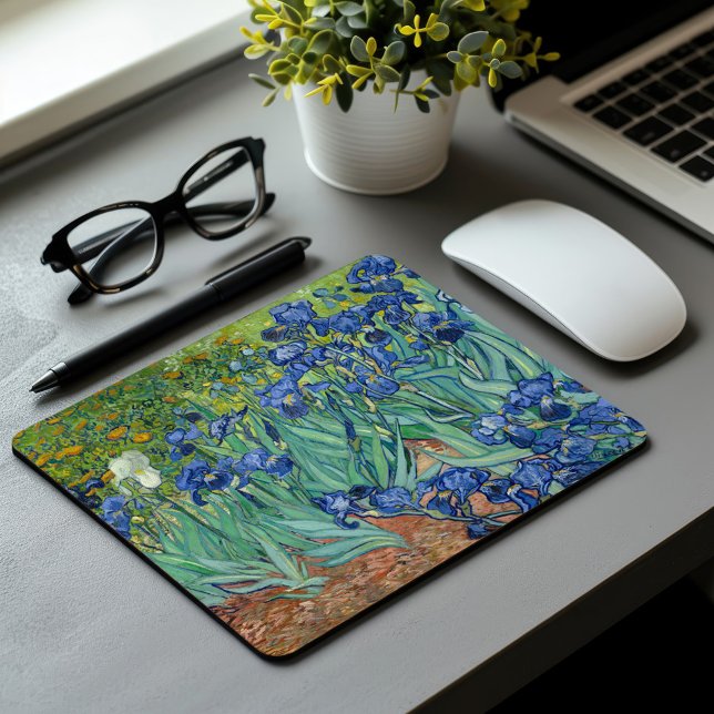 Irises | Vincent Van Gogh Mouse Pad (Creator Uploaded)