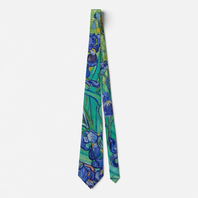 Irises - Vincent Van Gogh. Neck Tie (Front)