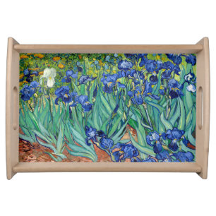 Irises Vincent van Gogh Painting Serving Tray