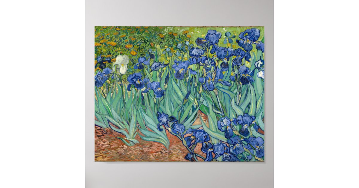 Irises | Vincent Van Gogh Poster | Zazzle
