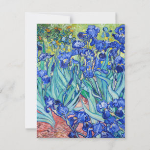 Irises Vincent van Gogh RSVP Card