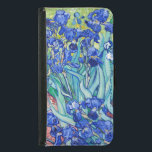 Irises  Vincent van Gogh    Samsung Galaxy S5 Wallet Case<br><div class="desc">Irises (1889) Vincent van Gogh. Cute summer landscape. Blue irises bloom in a flowerbed in a green garden. Reproduction of famous works of art  images in the public domain.</div>