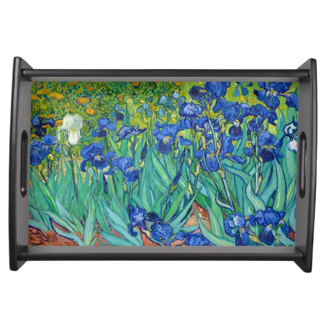 Irises, Vincent van Gogh Serving Tray (Front)