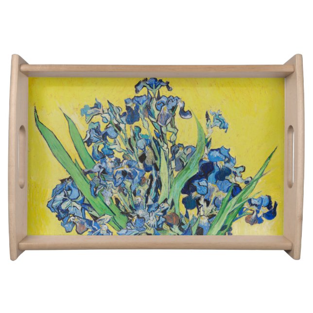 Irises  Vincent van Gogh    Serving Tray (Front)