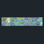 Irises, Vincent van Gogh Short Table Runner<br><div class="desc">Vincent Willem van Gogh (30 March 1853 – 29 July 1890) was a Dutch post-impressionist painter who is among the most famous and influential figures in the history of Western art. In just over a decade, he created about 2, 100 artworks, including around 860 oil paintings, most of which date...</div>