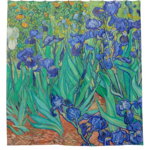 Irises Vincent van Gogh Shower Curtain