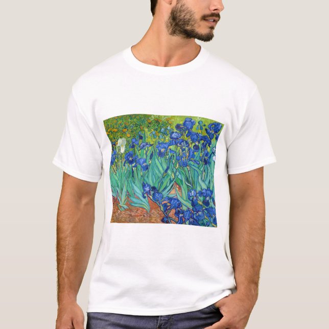 Irises, Vincent van Gogh T-Shirt (Front)