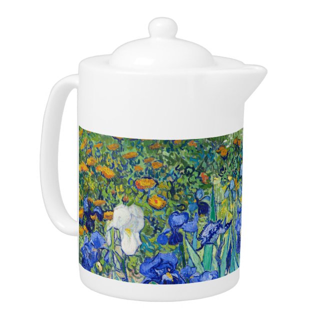 Irises  Vincent van Gogh    Teapot (Left)