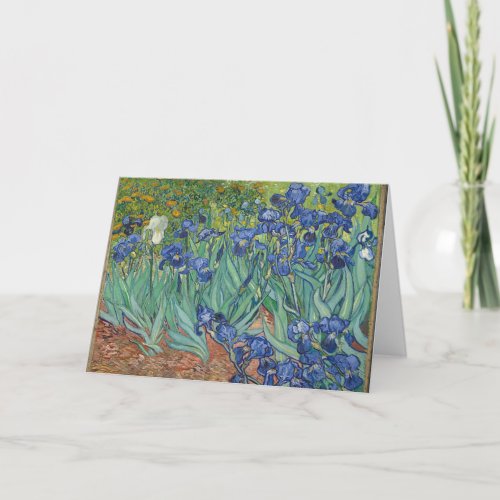 Irises Vincent Van Gogh Thank You Cards