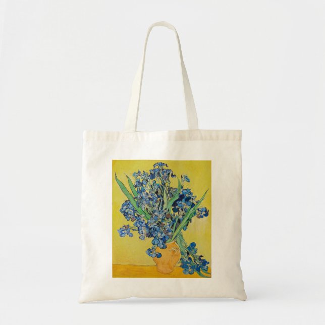Irises  Vincent van Gogh  Tote Bag (Front)